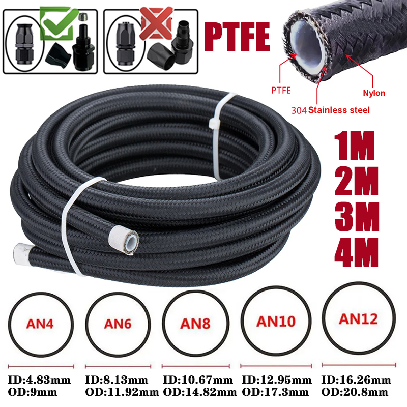 Ptfe Tape Thread - Manguera de Combustible PTFE E85 de