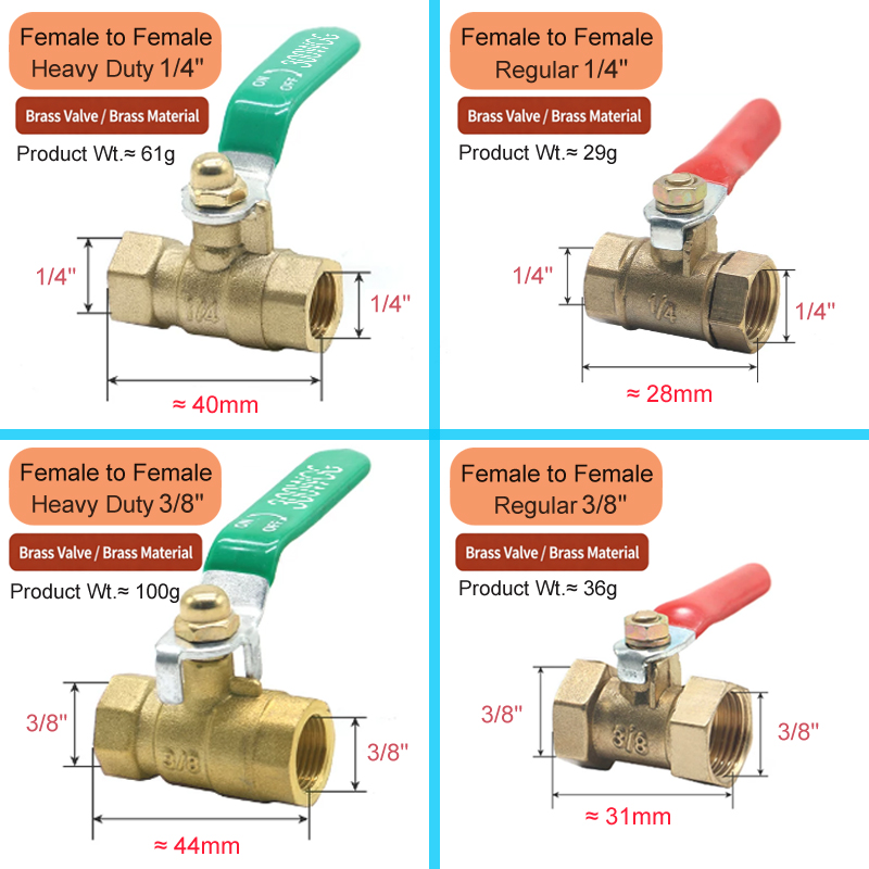 Válvula de bola pequeña de lat - Compression Fitting Brass reseña y precio